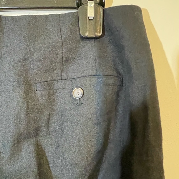Talbots Black Linen women’s‎ size 6 pants trousers side button - Picture 5 of 12